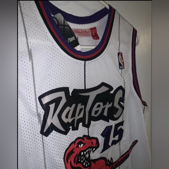 NWT Vince Carter Throwback Raptors Jersey Mens Size Large - Picture 4 of 8